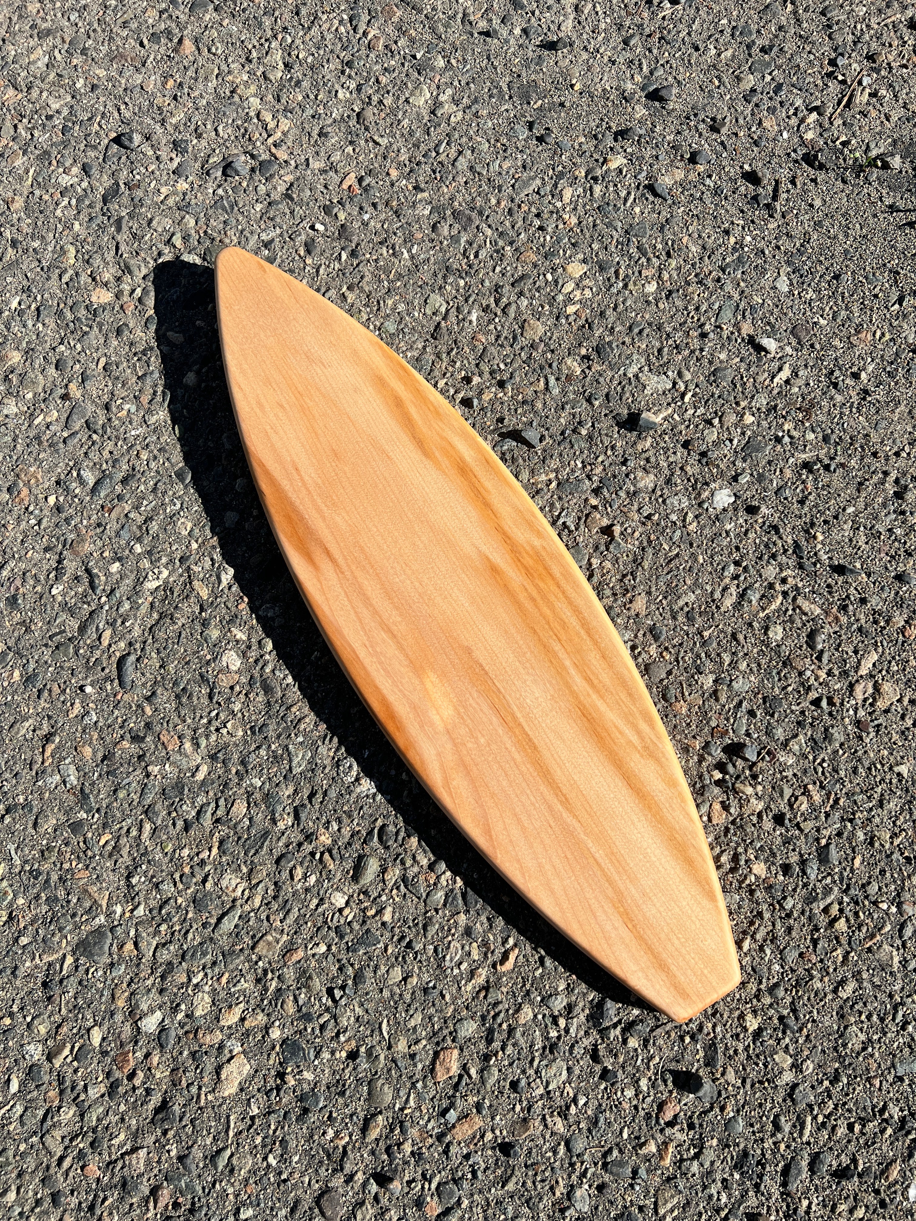 Maple Surfboard Serving Board