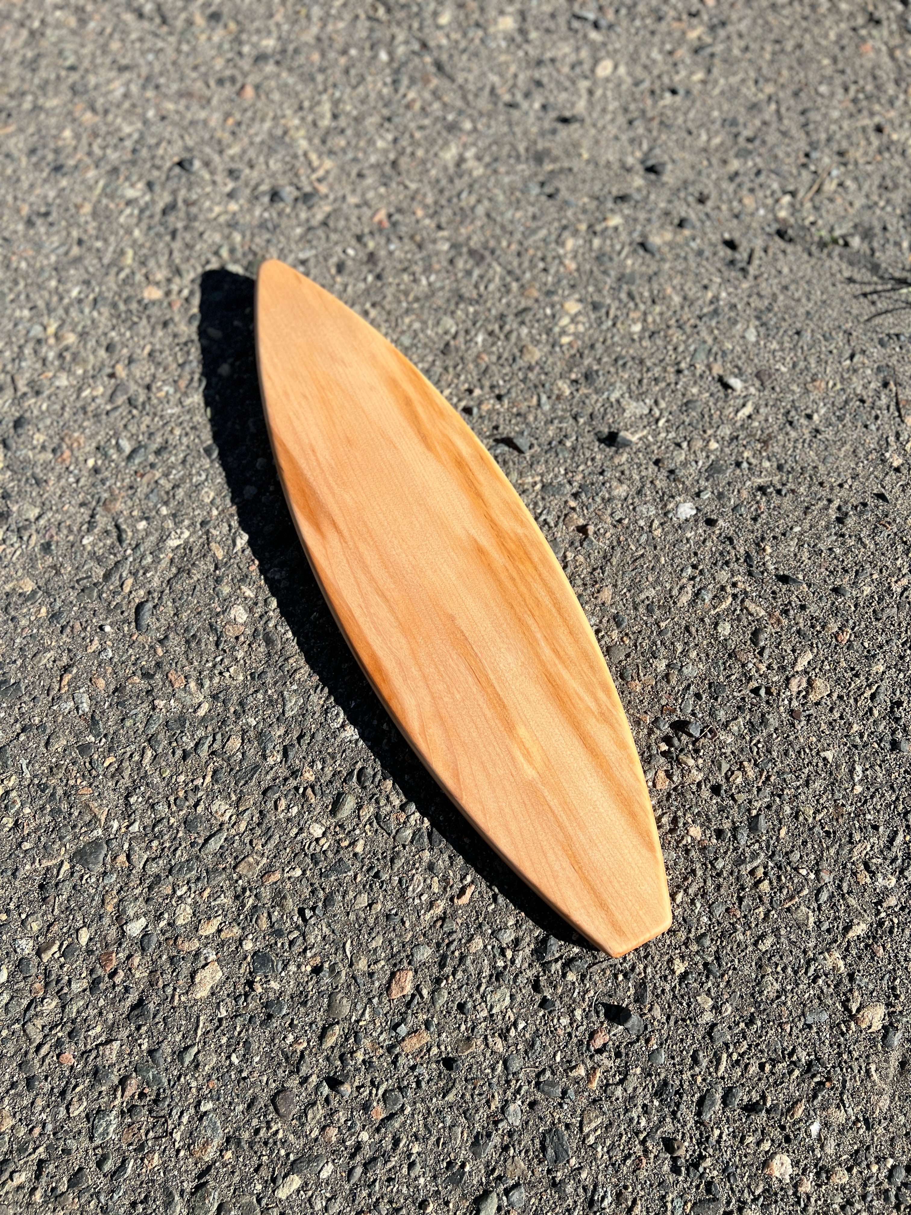 Maple Surfboard Serving Board