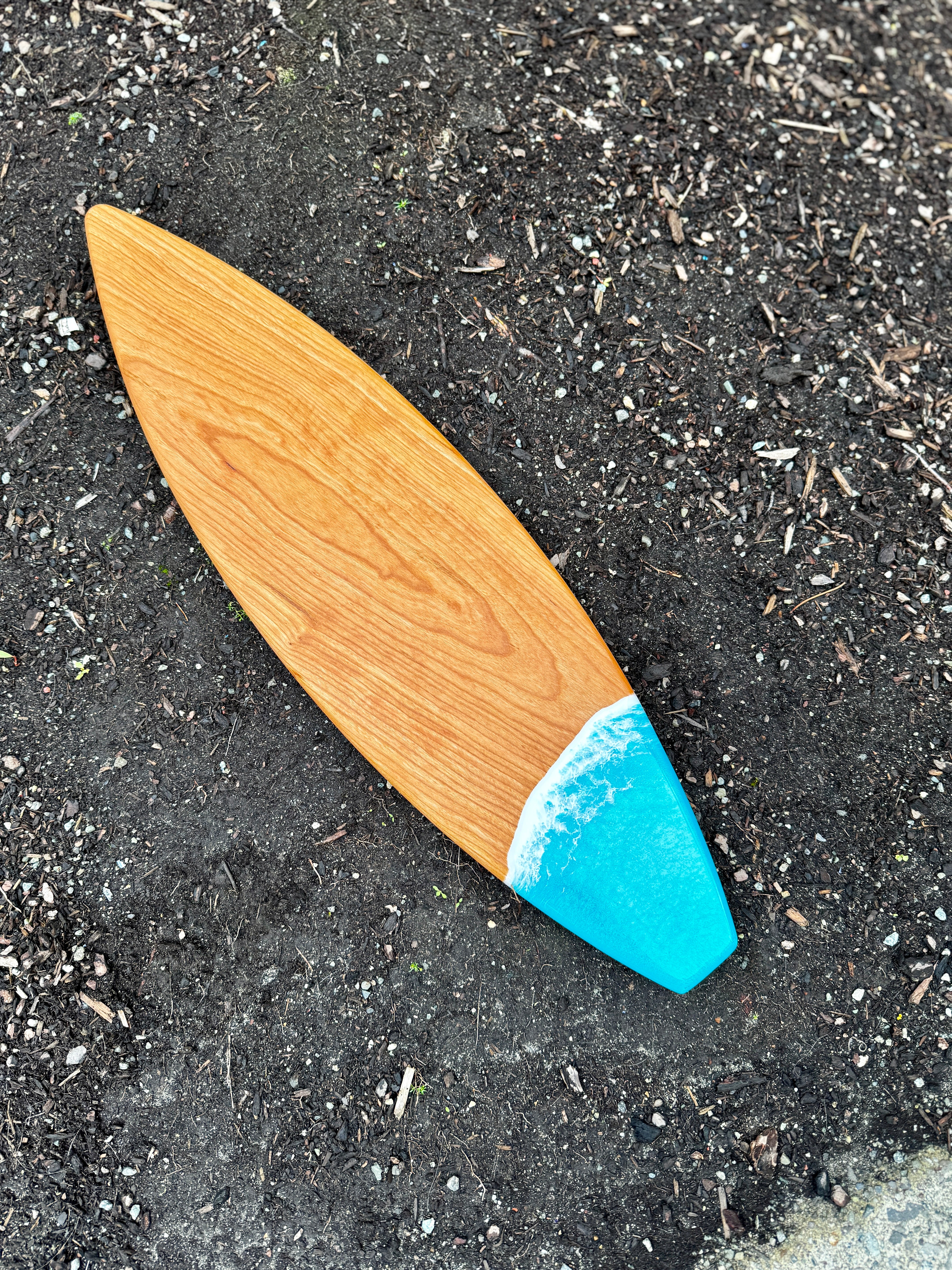 Cherry & Atlantis Surfboard Serving Board