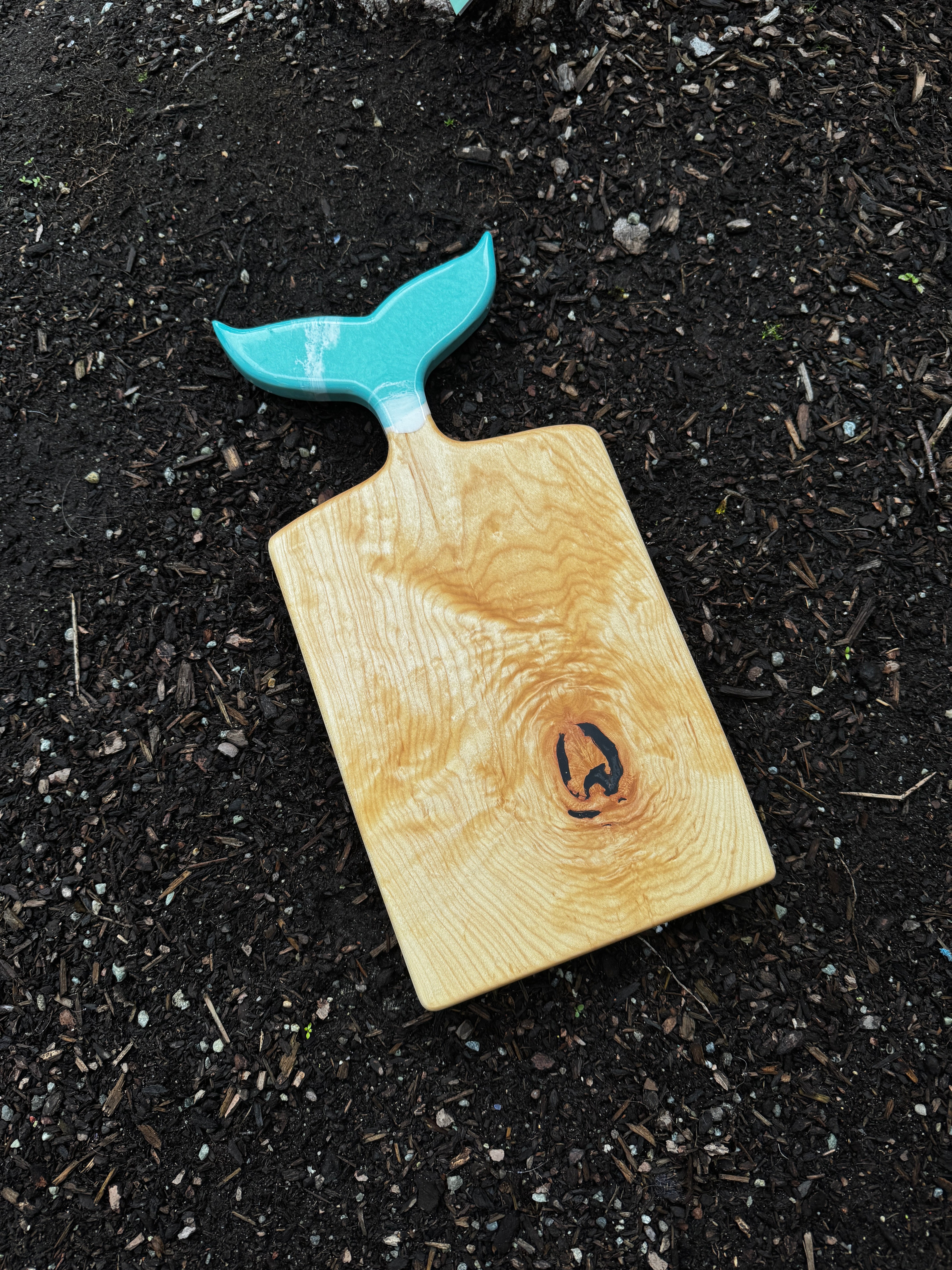 Spearmint Whale Tail Serving Board