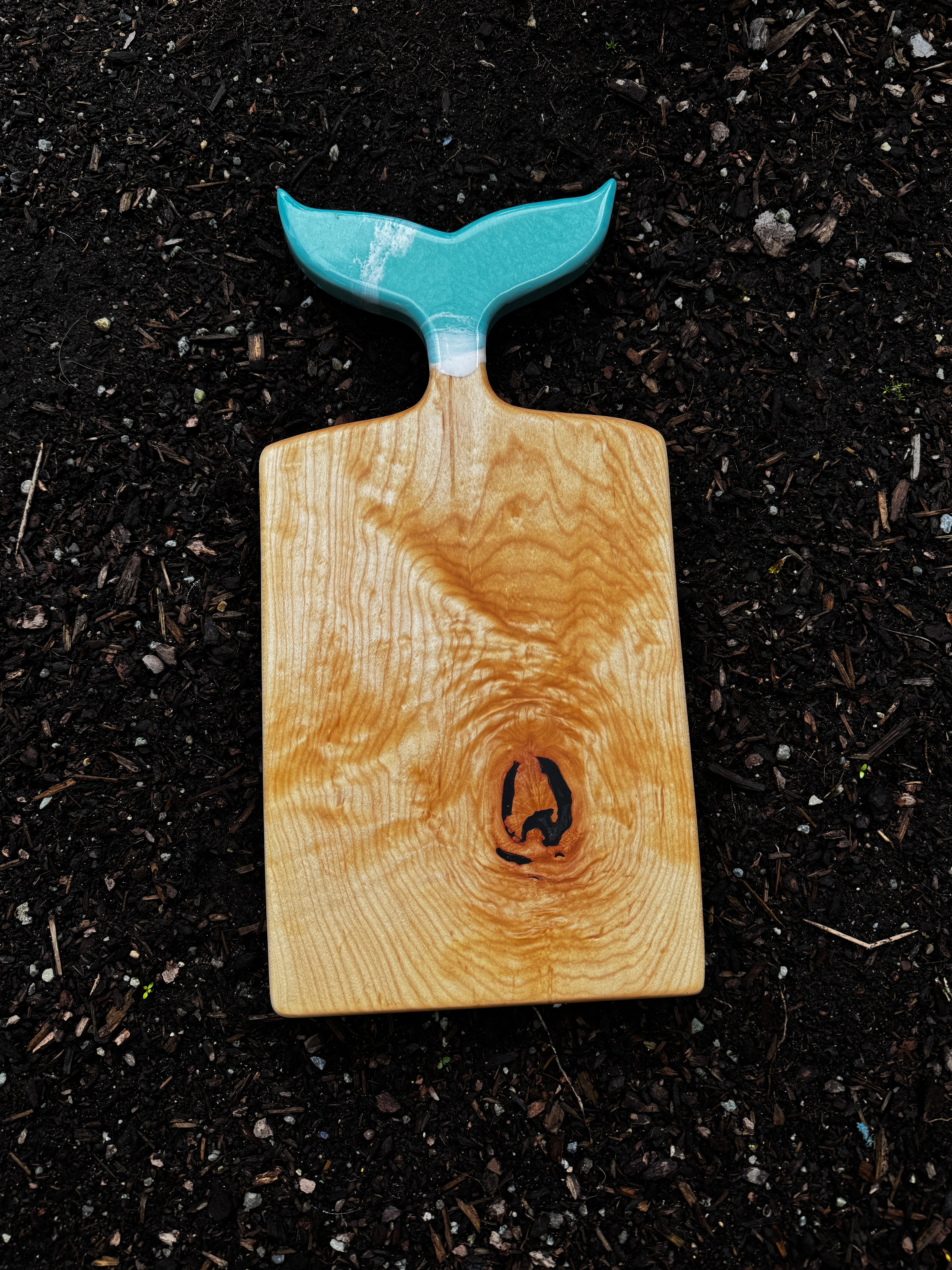 Spearmint Whale Tail Serving Board