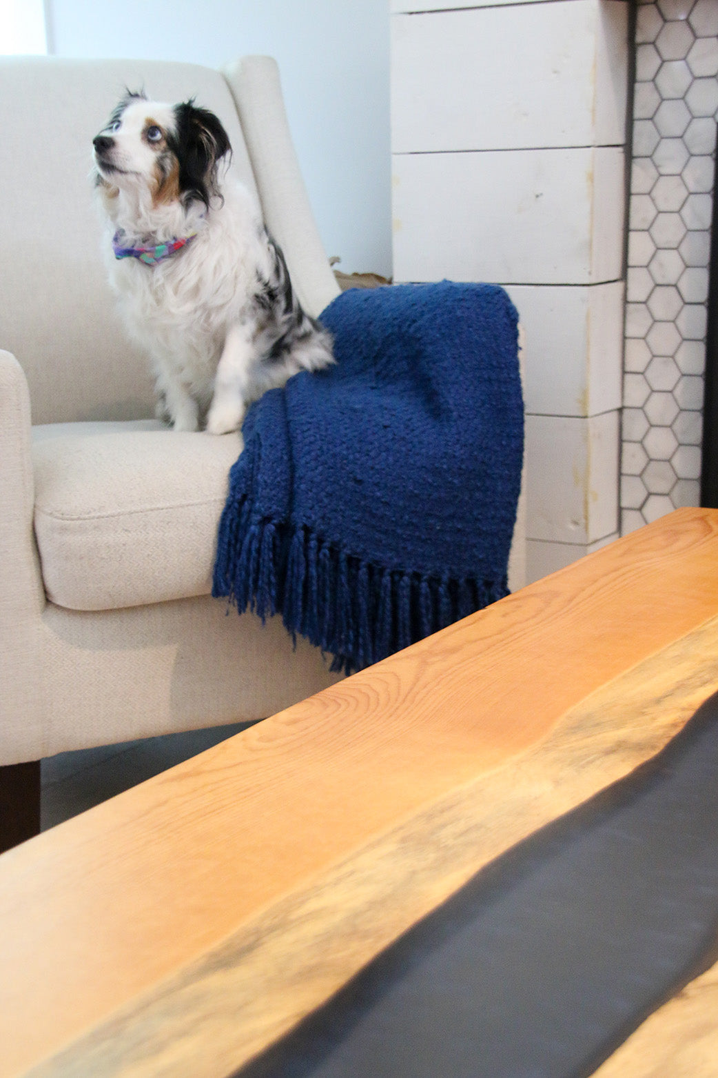 Denim Pine River Coffee Table